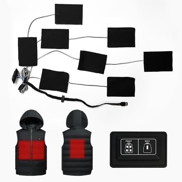 Graphene Heating Pad System for Heated Jackets & Vests