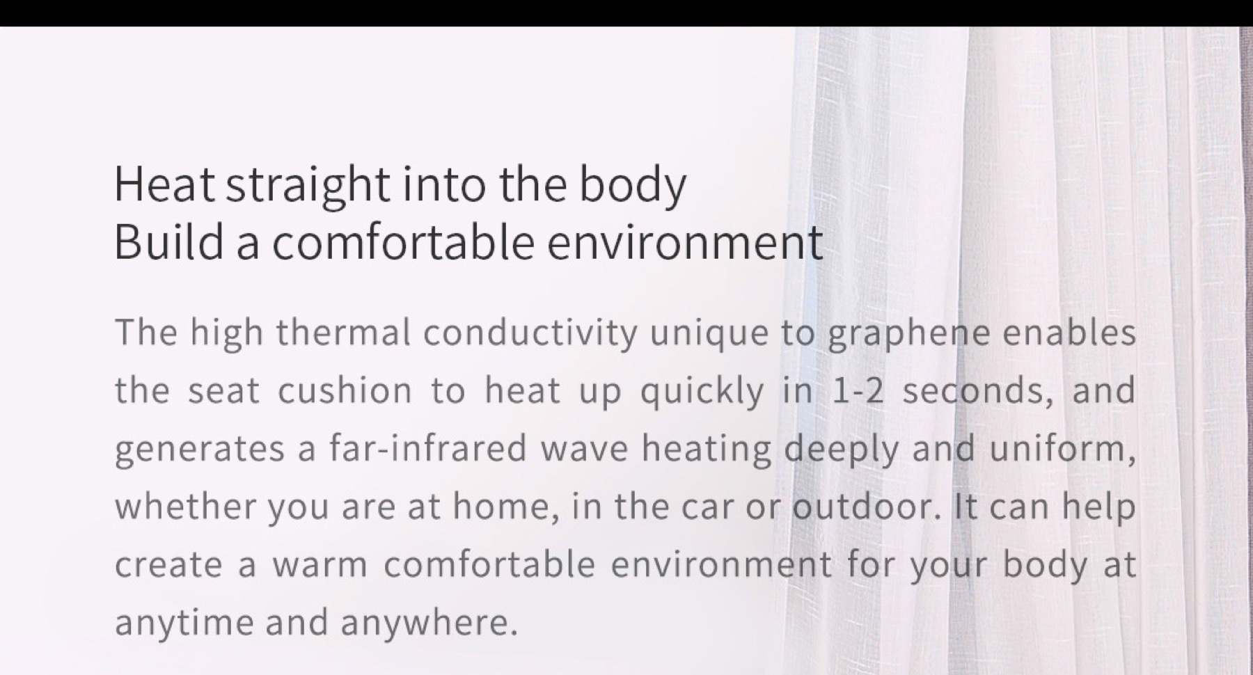 Graphene Heating Seat Cushion: printed heating technology description.