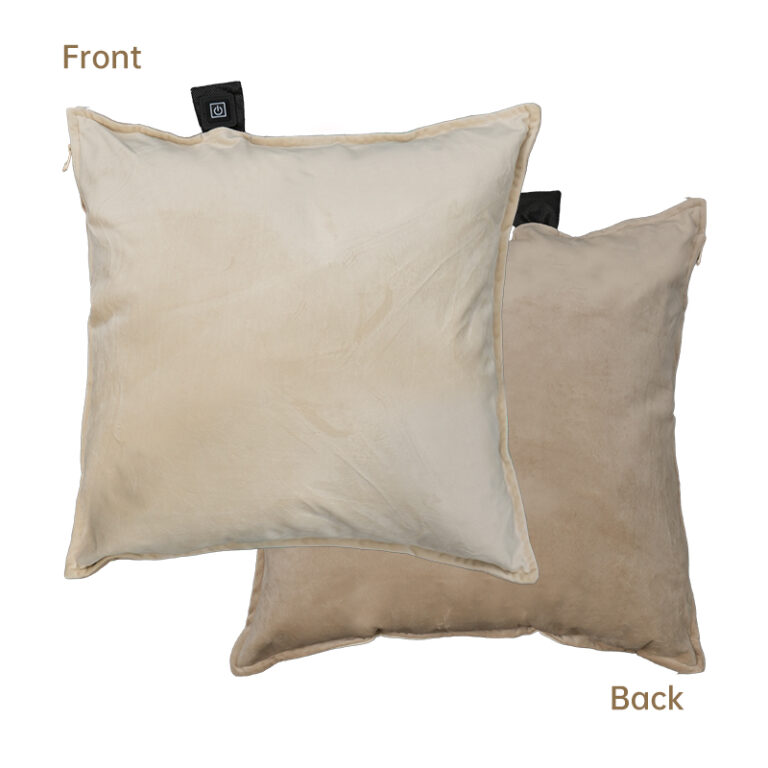 Graphene heated cushion with flexible heating for home warming