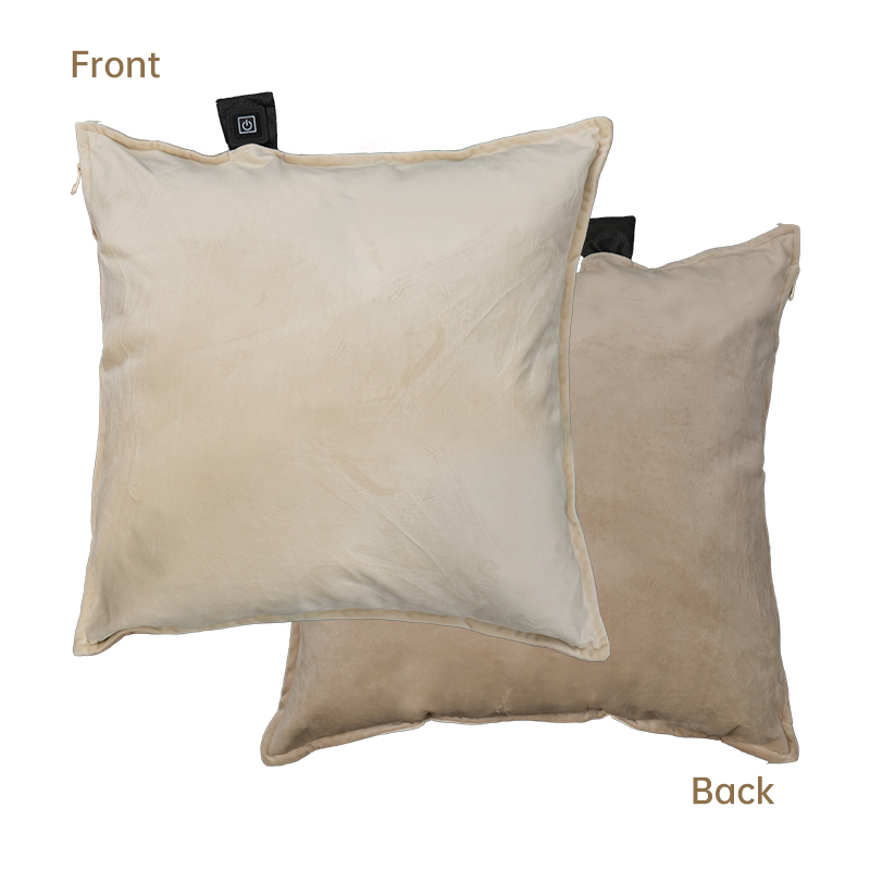 Graphene heated cushion with flexible heating for home warming