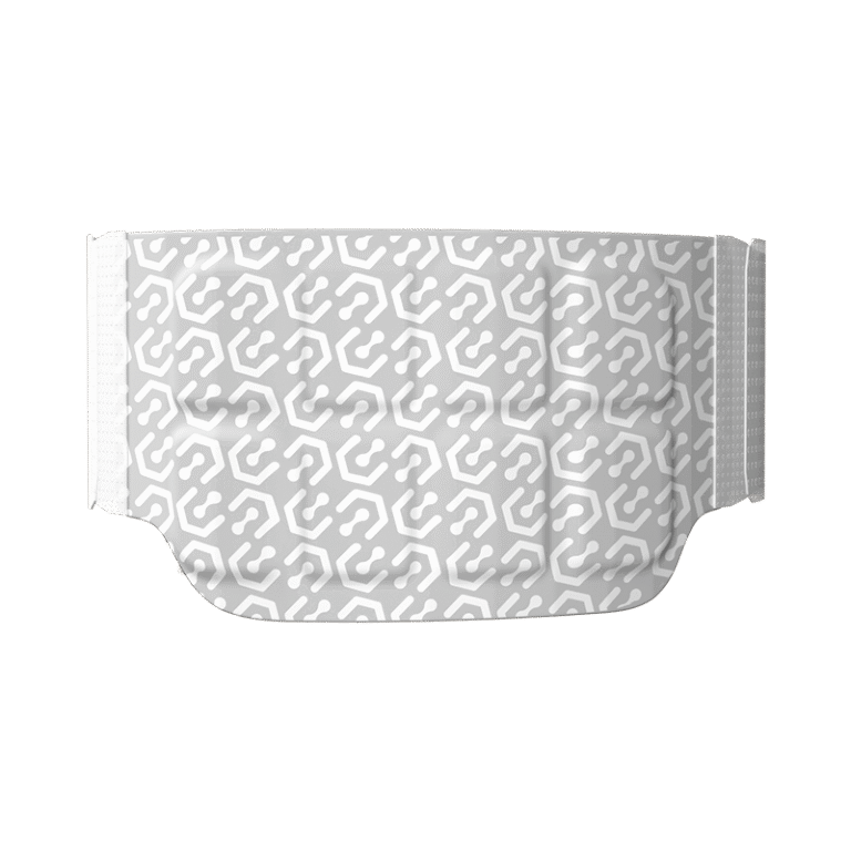 B40 Self-Heating Waist Warm Patch: waist patch shape and printed surface.