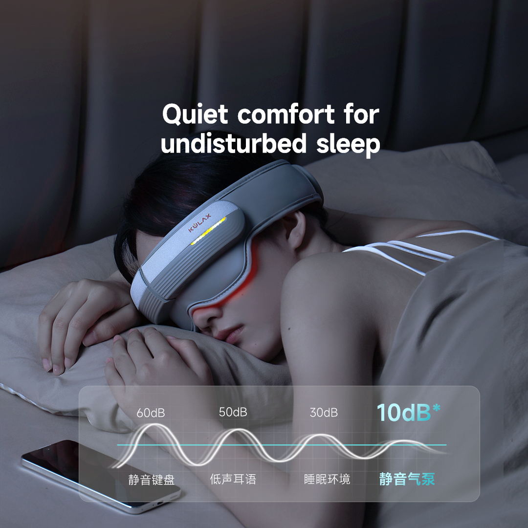 Head and eye massager used while sleeping