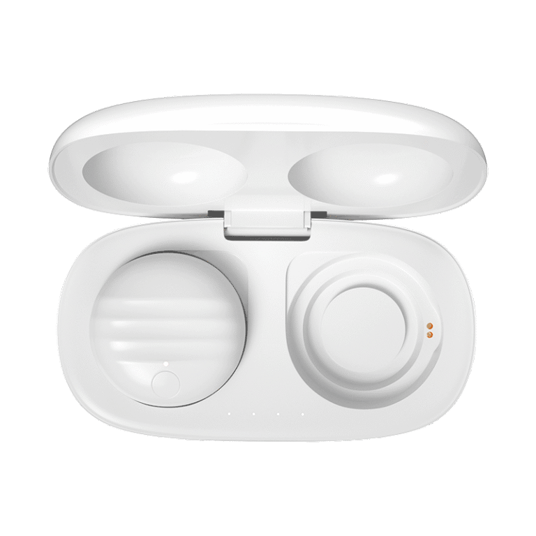 A30 Graphene Smart Moxibustion Device: front view of the open charging case.