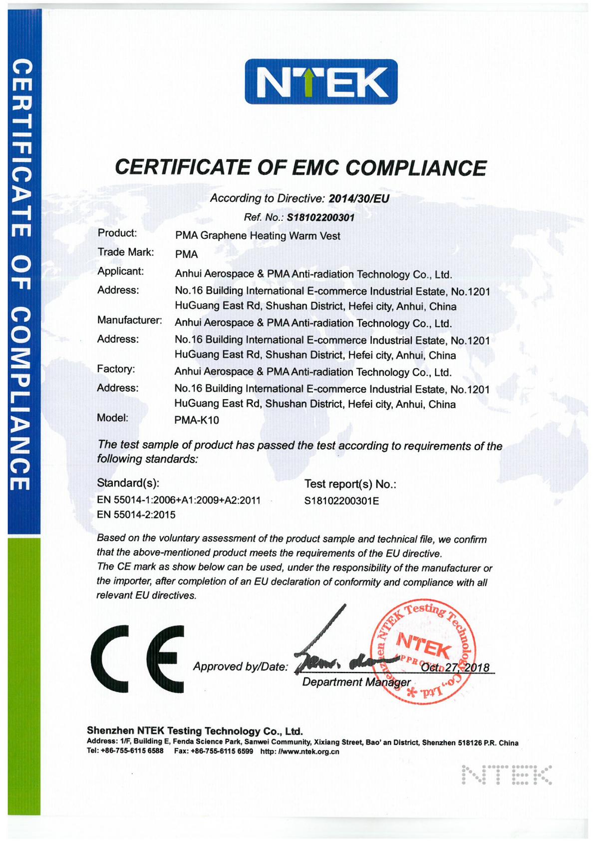PMA CE certificate 02