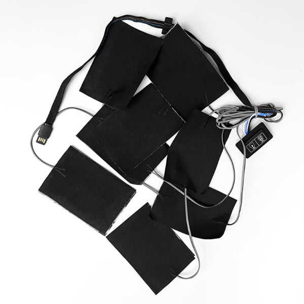 USB Flexible Clothing Heating Pad with 3-Level Temperature Control