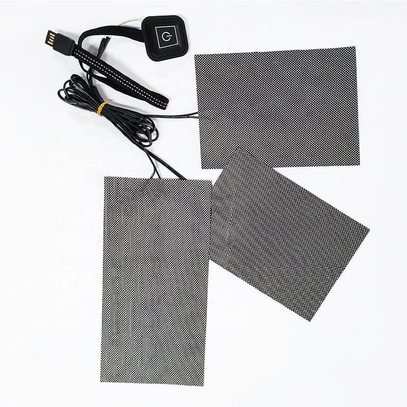 Thin flexible graphene electrothermal heating film for electric heating applications