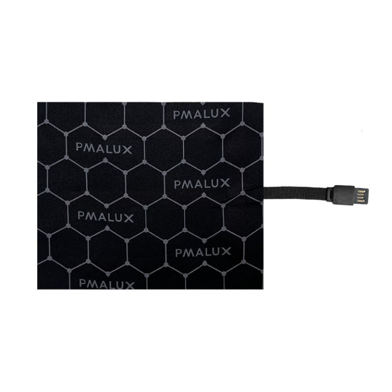 Battery powered USB far infrared heating pad for jackets and heated vests