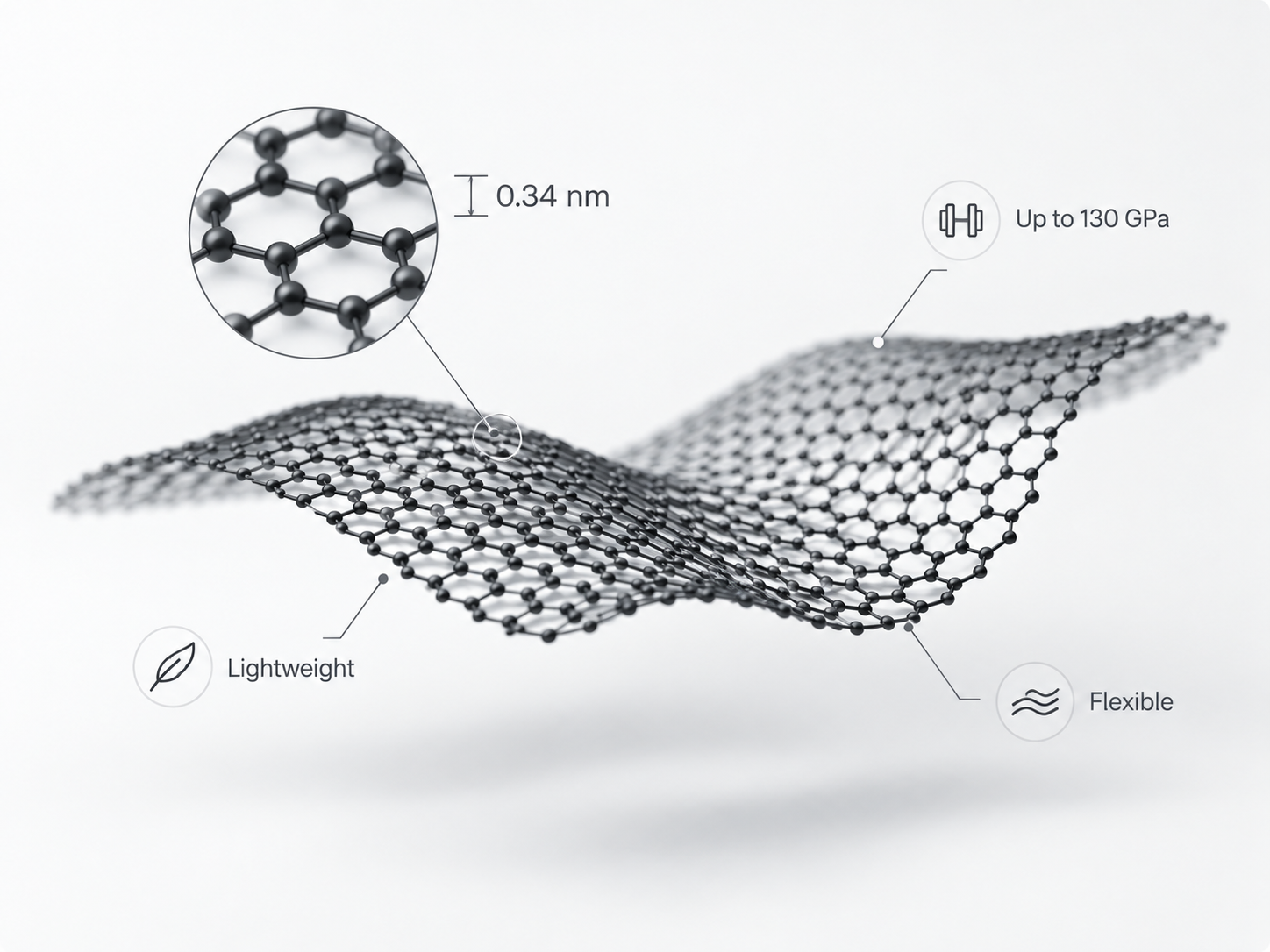 Graphene mechanical properties