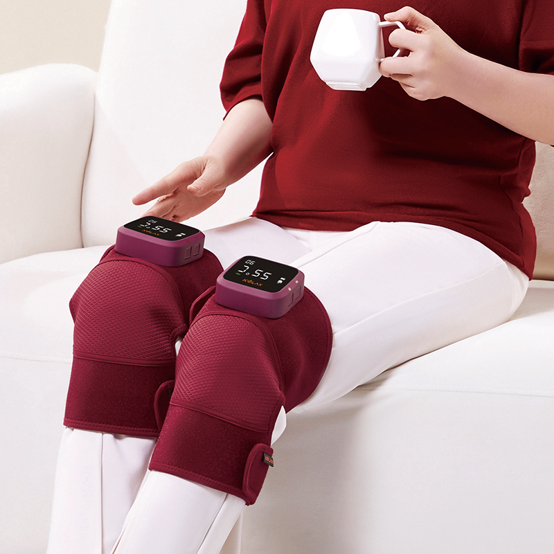 Graphene Heated Vibration Massage Knee Wrap G70 application