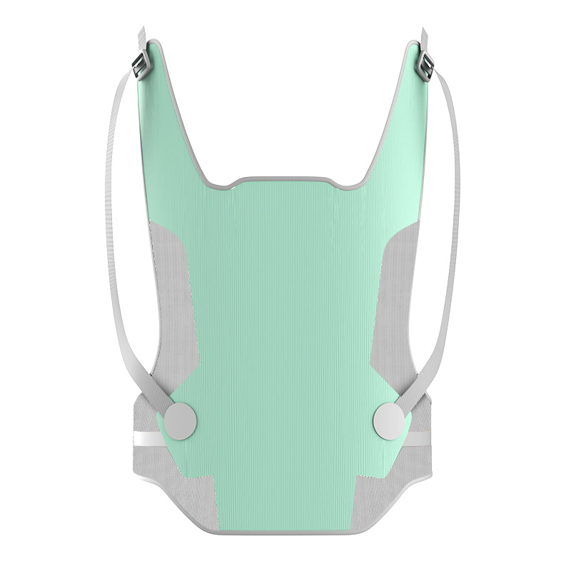 Graphene heated shoulder and back massager with wearable heating and massage zones