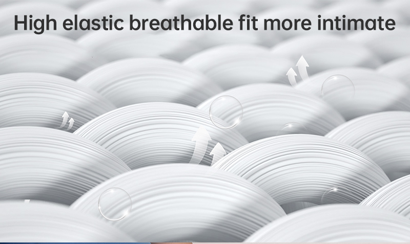 Graphene Smart Sleep Pillow: woven fabric texture close-up.