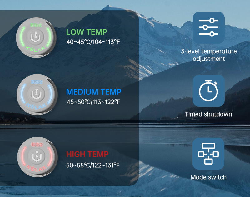 Car seat cushion temperature control panel