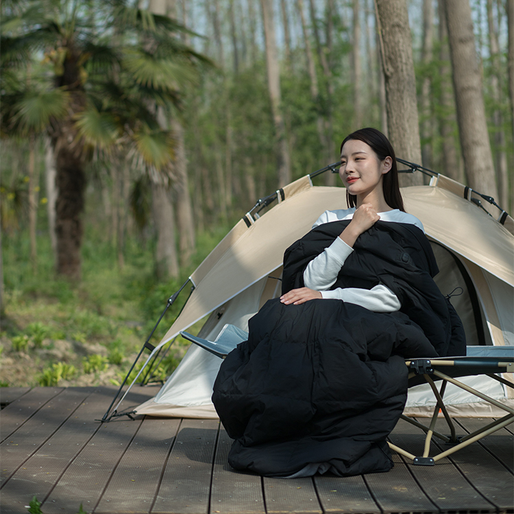 Graphene Heated Sleeping Bag application