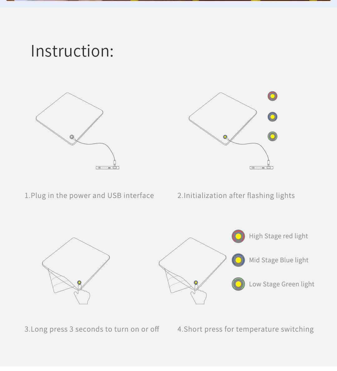 M10 seat cushion controller instruction diagram