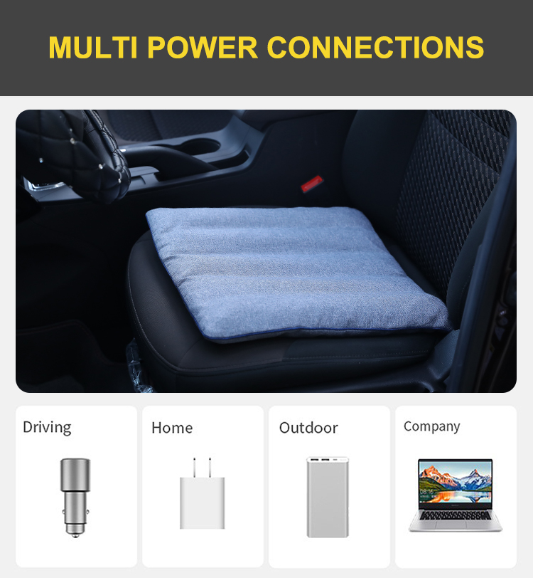 M10 seat cushion power connection options