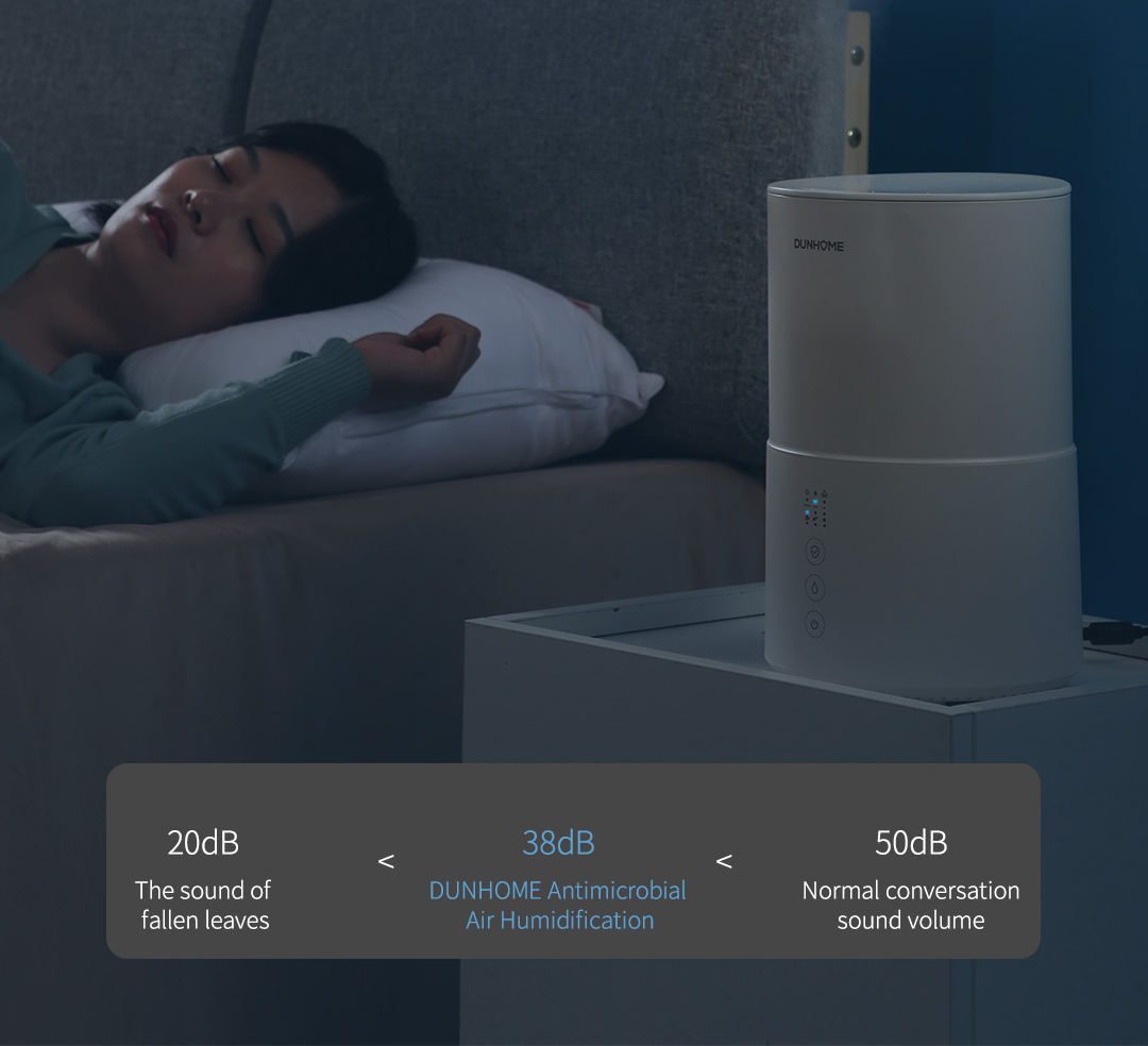 Quiet nighttime operation of the smart air sterilizer