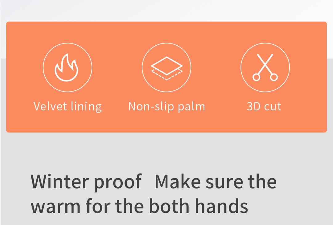 X20 Electric Heated Gloves: lining, grip and cut feature icons.