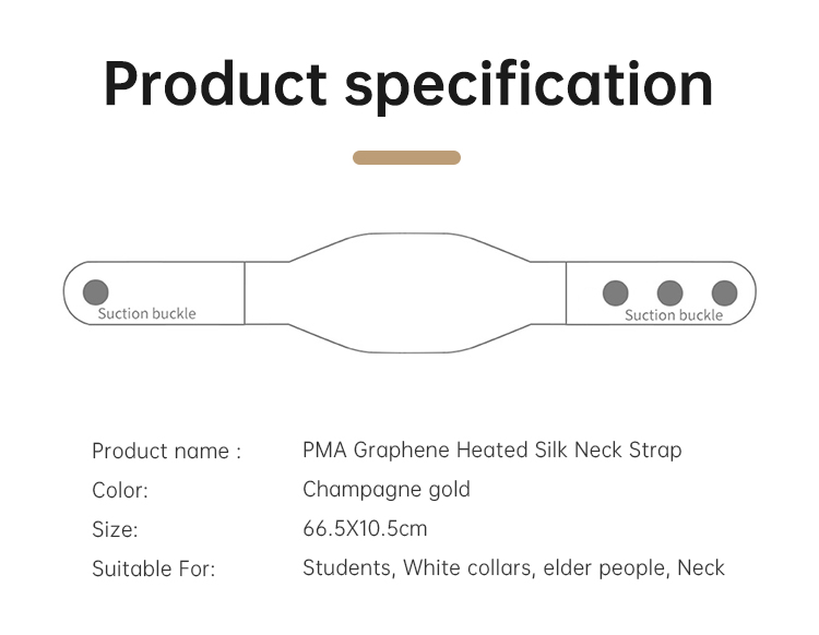 Graphene Heated Silk Neck Wrap product detail