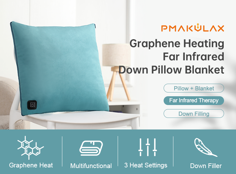 Graphene heated pillow blanket function overview