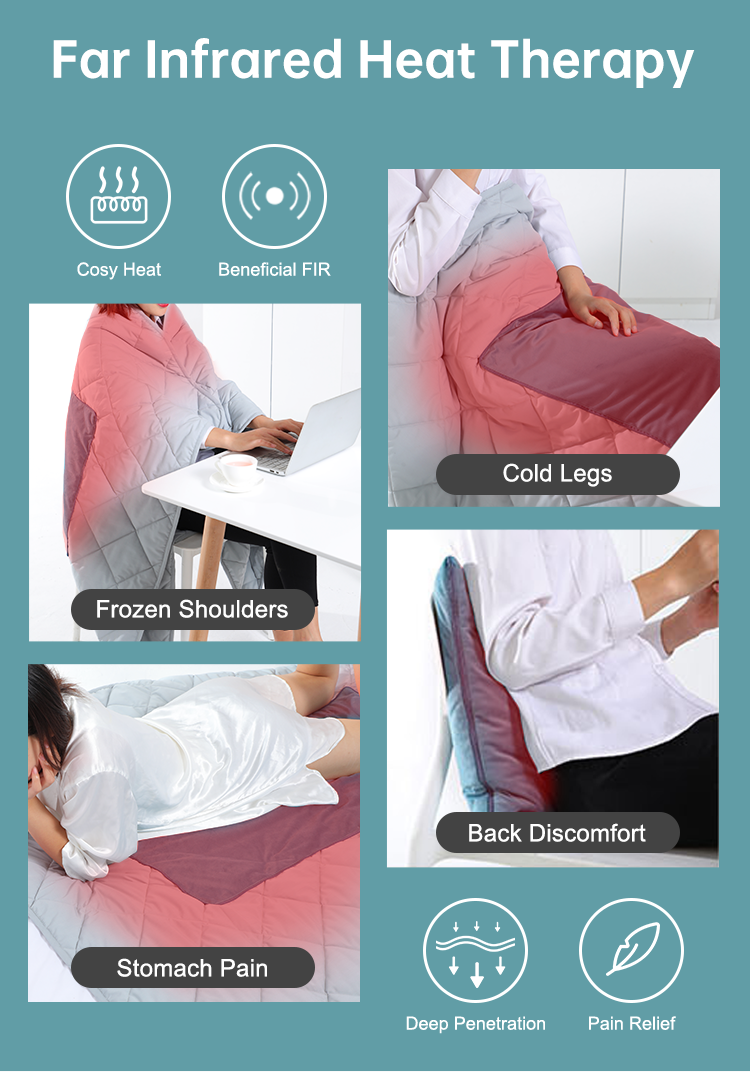 Pillow blanket application positions