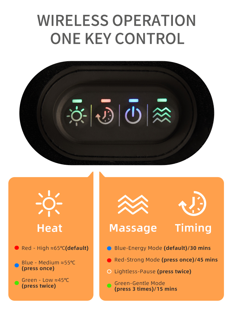 Graphene Heated Waist Massage Belt K-AMZCYD-A0V2 product detail