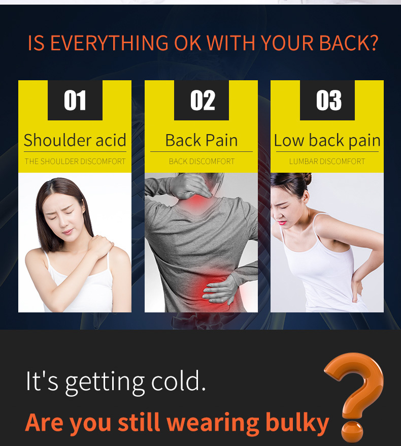 Graphene Heated Back Warmer Vest product detail