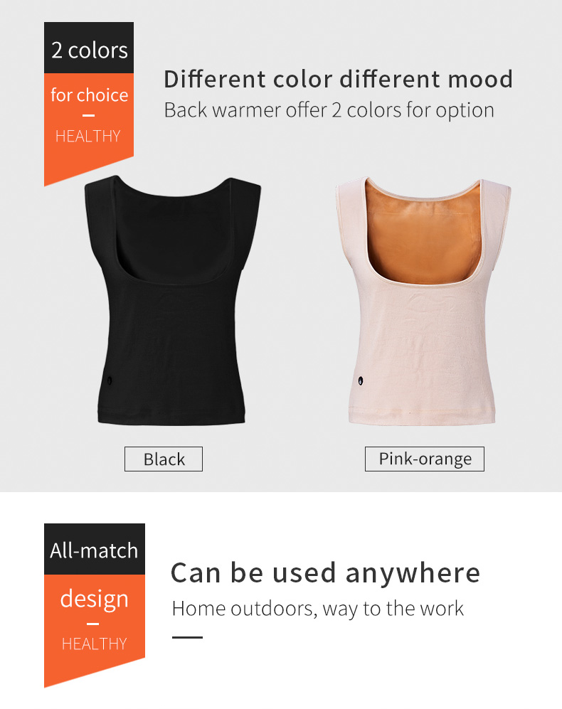 Graphene Heated Back Warmer Vest product detail