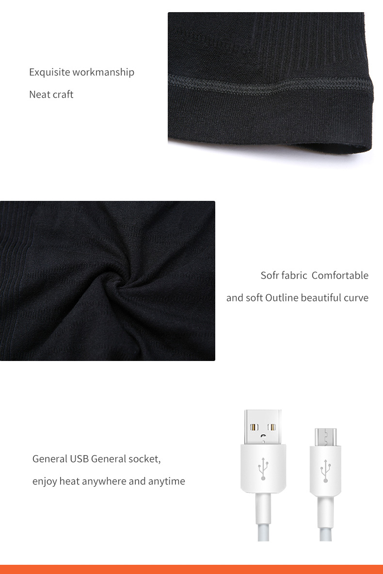 Graphene Heated Back Warmer Vest product detail