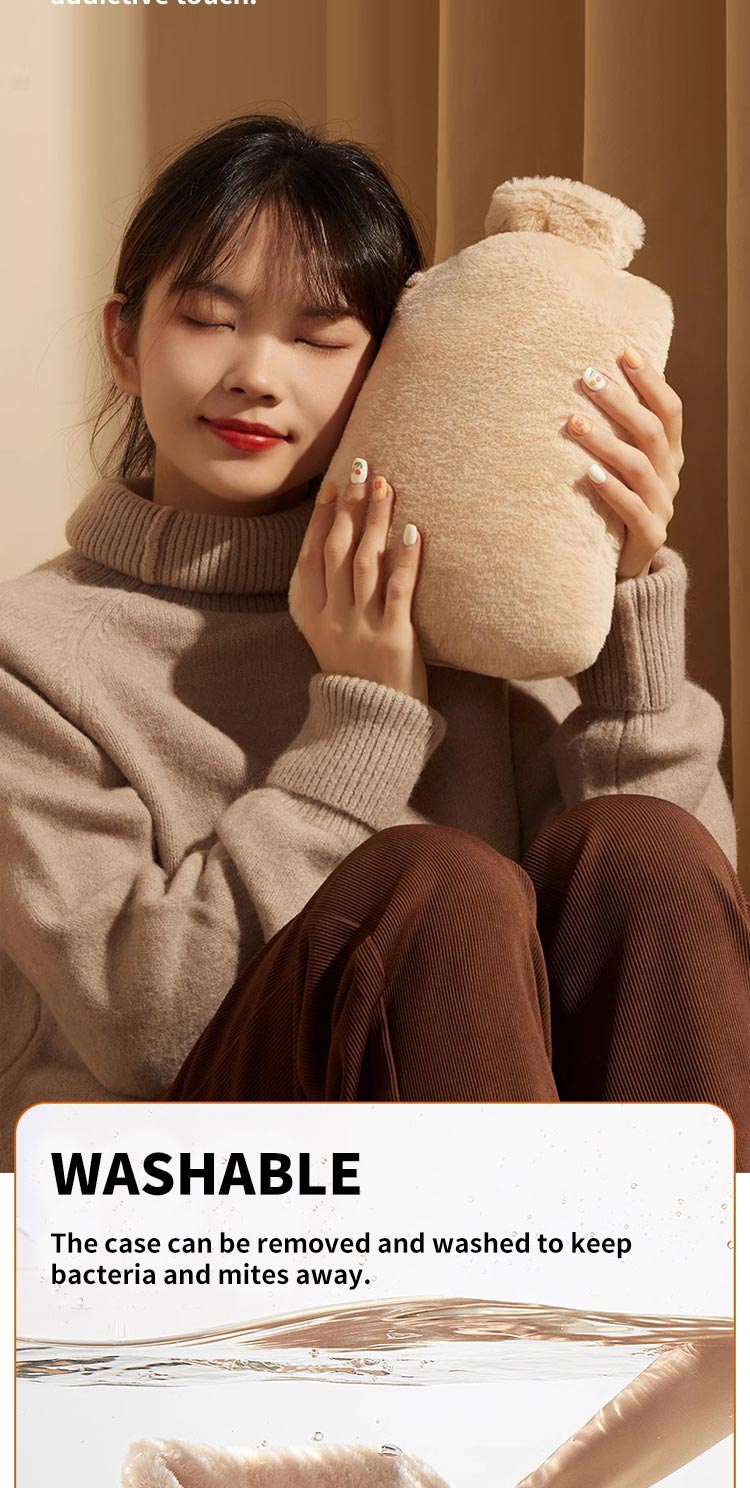 Washable hand warmer cover detail