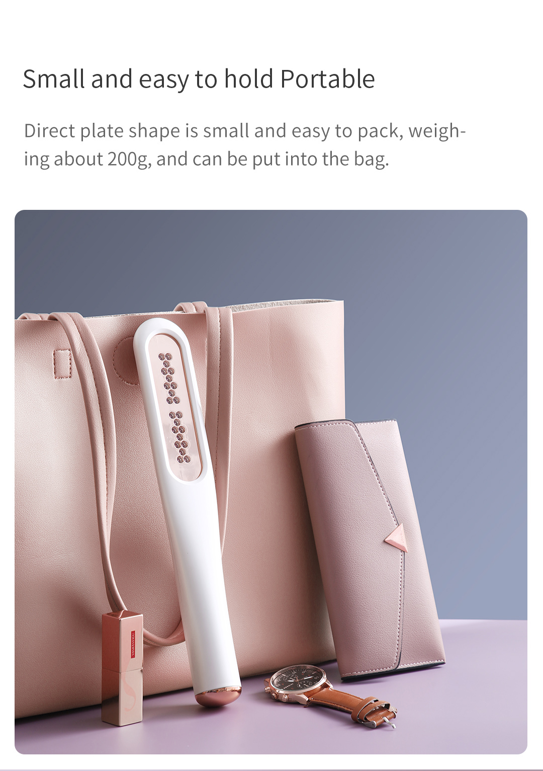 Portable UVC sterilization wand and storage pouch
