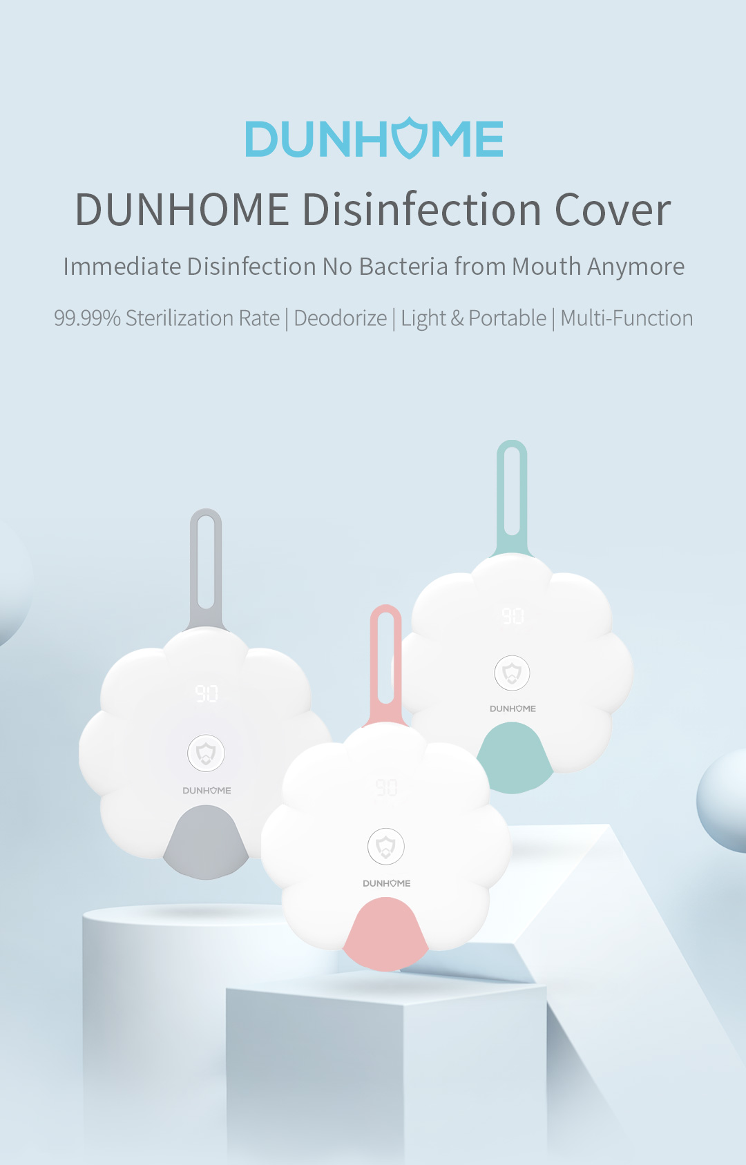 UV disinfection cover color options