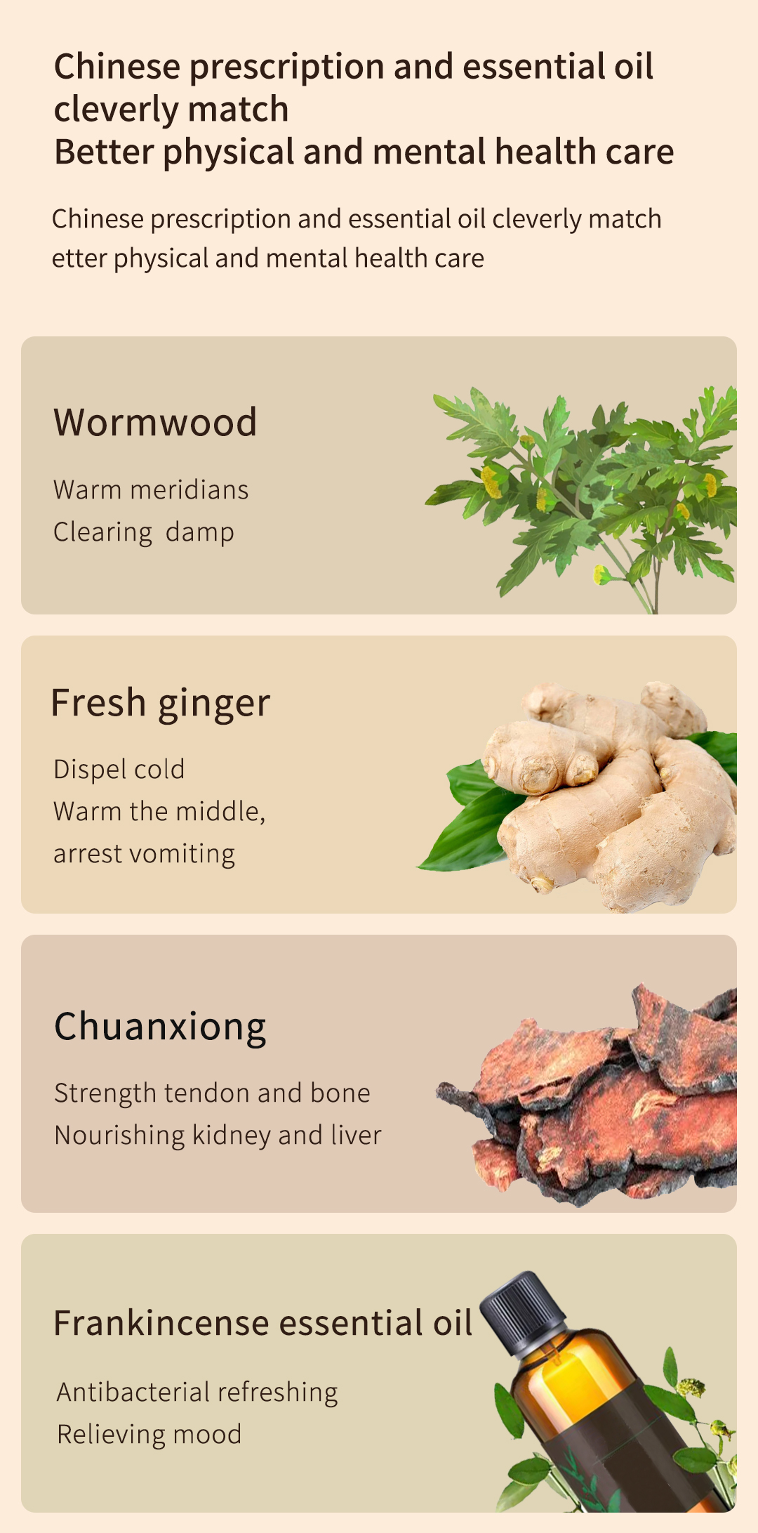 A40 Self-Heating Neck Warm Patch: plant ingredient information panel.