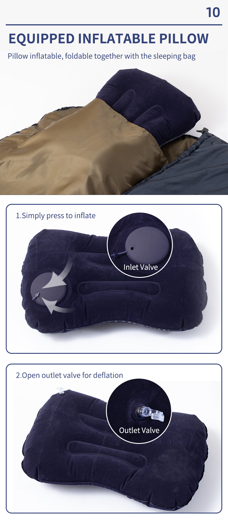 Graphene Heated Sleeping Bag product detail