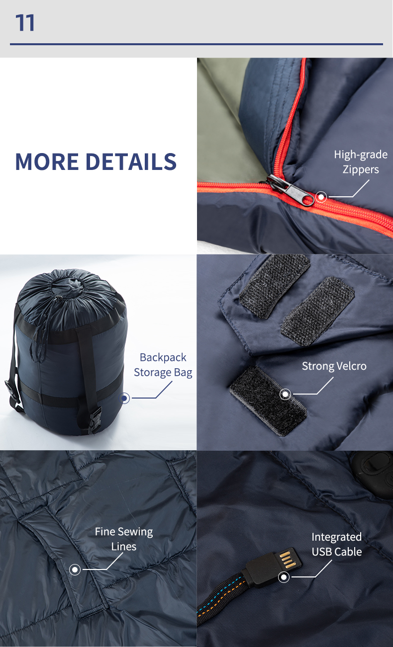 Graphene Heated Sleeping Bag product detail