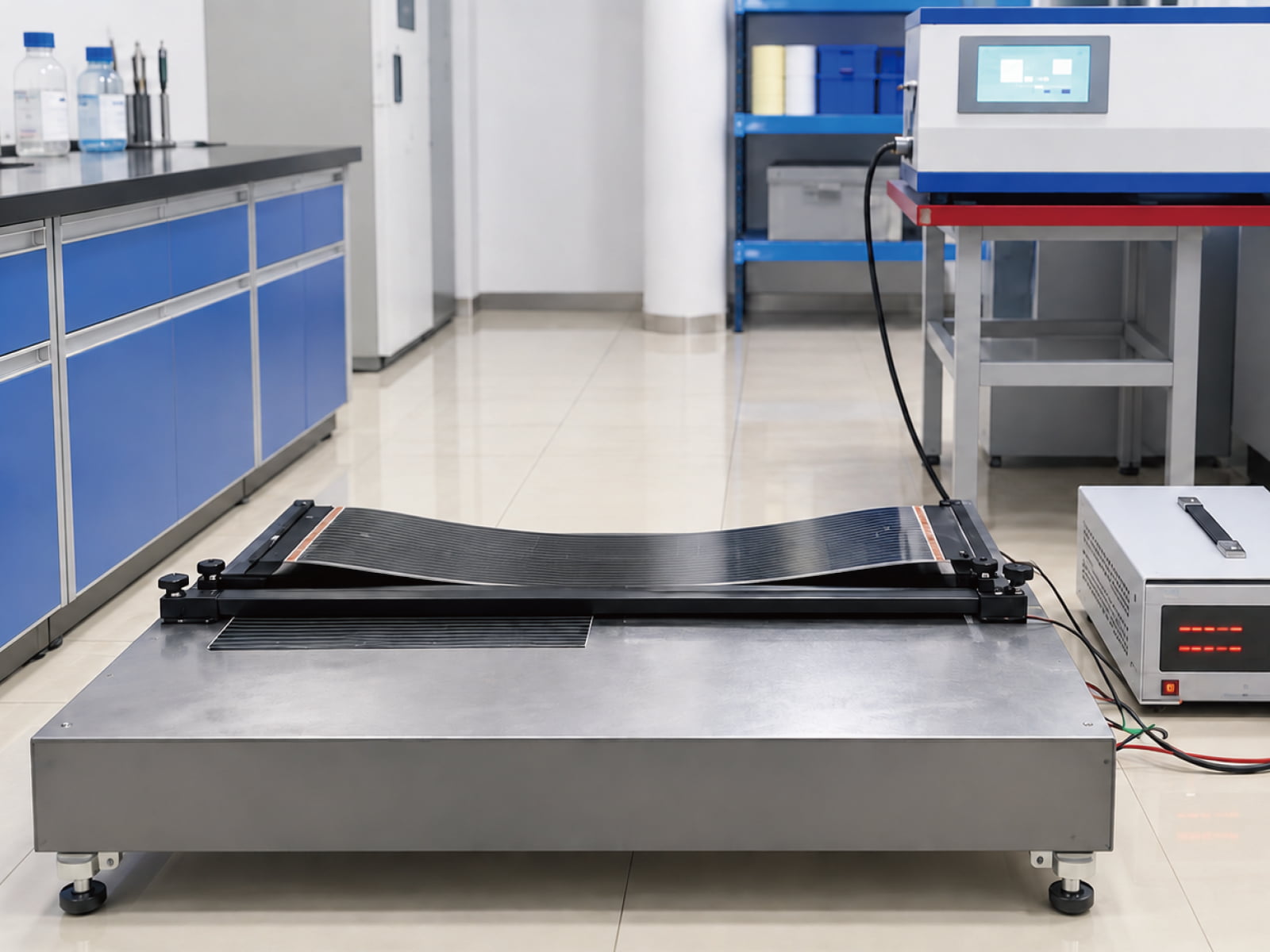 Graphene heating-film sample testing equipment